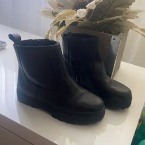 Black Booties Zara